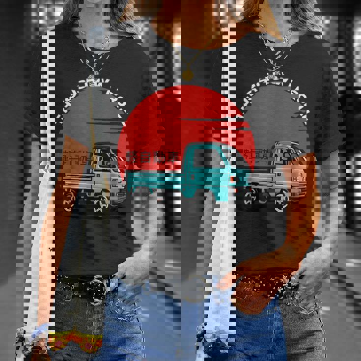 Japan Mini Truck Keiカーキャブオーバーコンパクト4wdオフロードトラック Tシャツ 彼女への贈り物