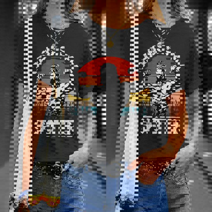 Jesus Is Mypotter ファニー ワークアウト 宗教 クリスチャン ジム Tシャツ 彼女への贈り物