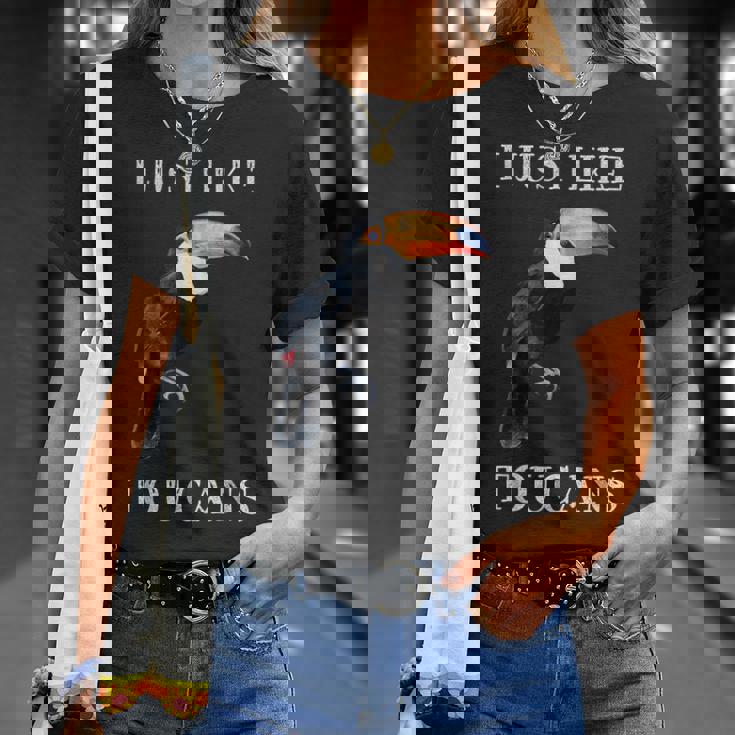 I Just Like Toucans Bird Animal Park オオハシ Tシャツ 彼女への贈り物