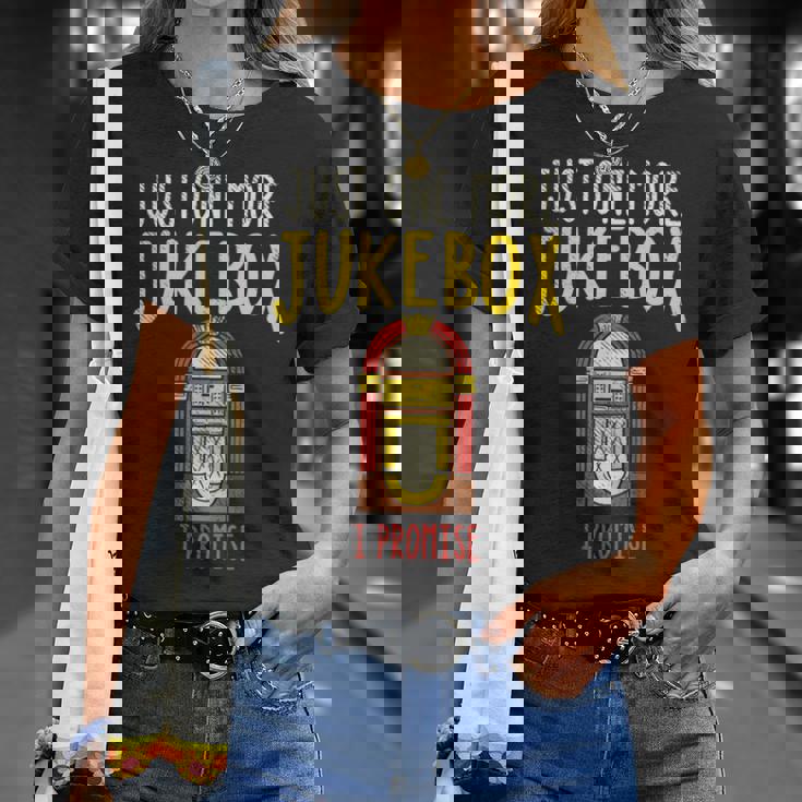 Just One More ジュークボックス I Promise 長袖tシャツ Tシャツ 彼女への贈り物