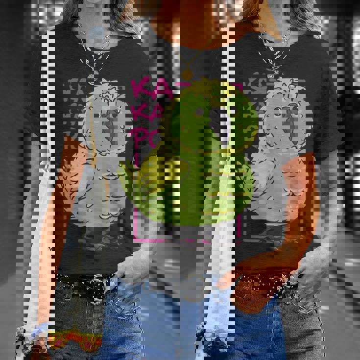 Kakapo ニュージーランド オウム カカポ Tシャツ 彼女への贈り物