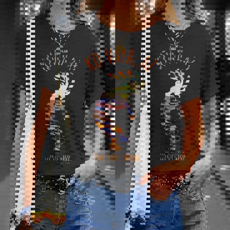 Koaya アリゾナ Usa ダンシング ココペリ 南西部デザイン Tシャツ 彼女への贈り物