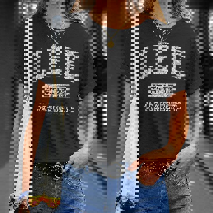 Lee Massachusetts Ma ビンテージ スポーツ 確立されたデザイン 長袖tシャツ Tシャツ 彼女への贈り物