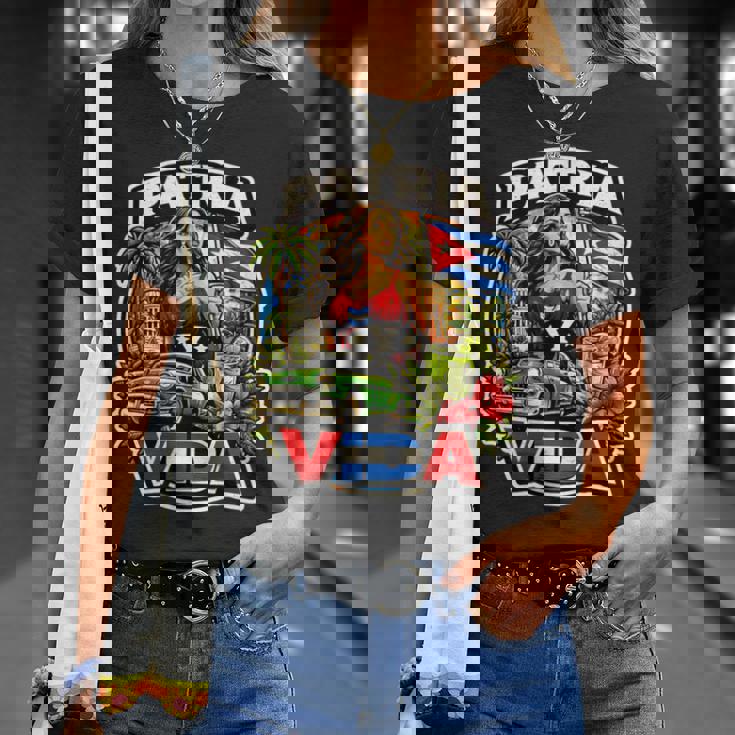 Libertad Make Cuba Great Again 地図 政治 自由 自由 Tシャツ 彼女への贈り物