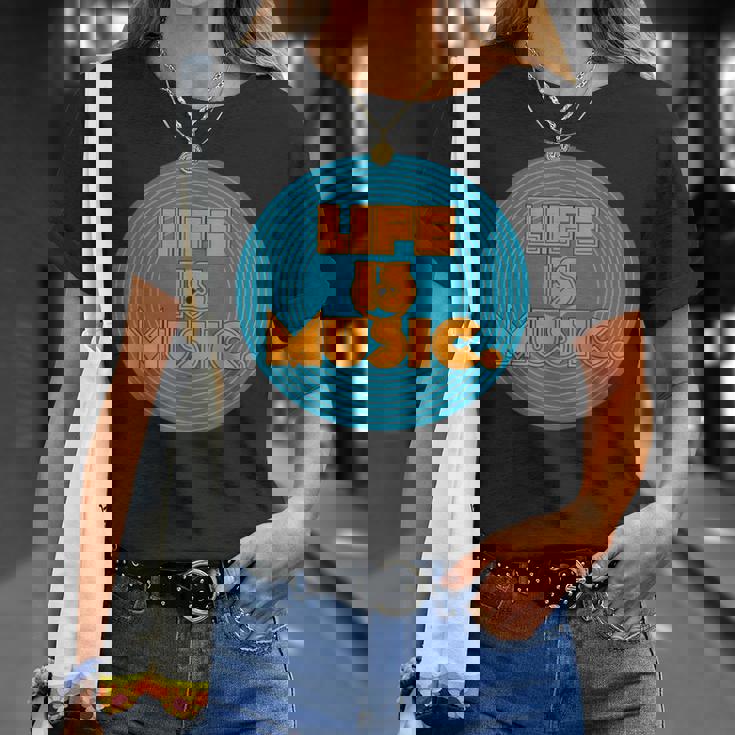 Life Is Music Tシャツ 彼女への贈り物