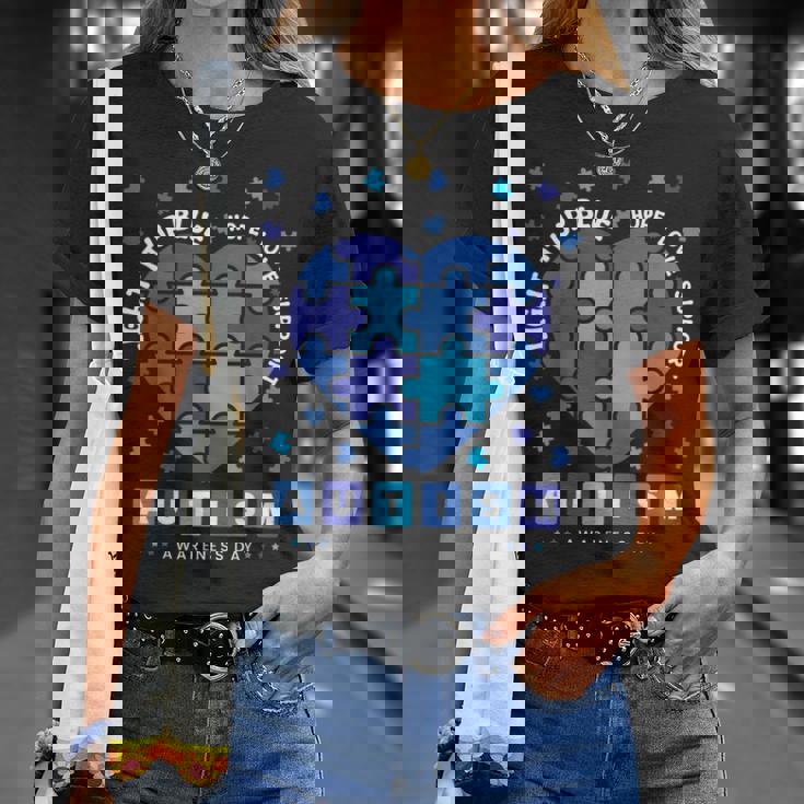 Light It Up ブルー 自閉症啓発 男性 女性 キッズ Tシャツ 彼女への贈り物