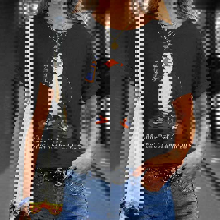 Linux Tux Penguinudo Rm Rf Pc Nerd Computer Freak Hacker Tシャツ 彼女への贈り物