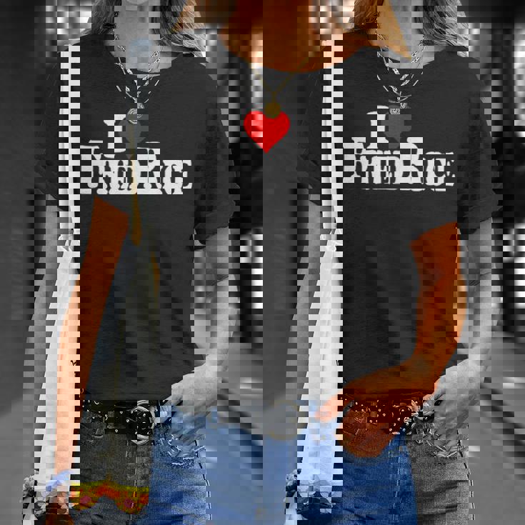 I Love Heart チャーハン Tシャツ 彼女への贈り物