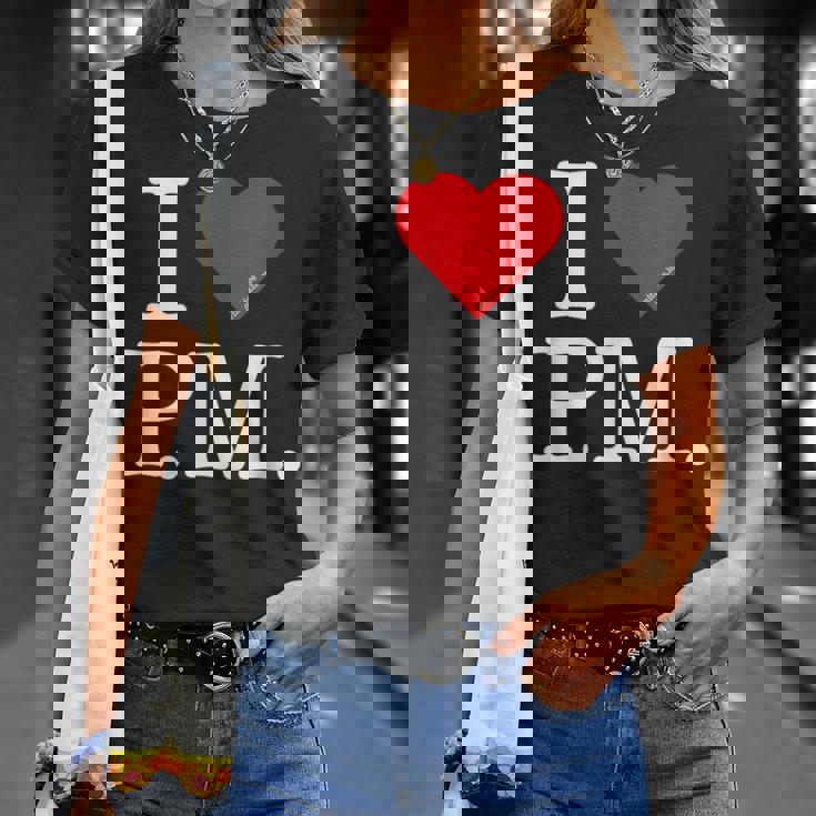 I Love Initials Tシャツ 彼女への贈り物