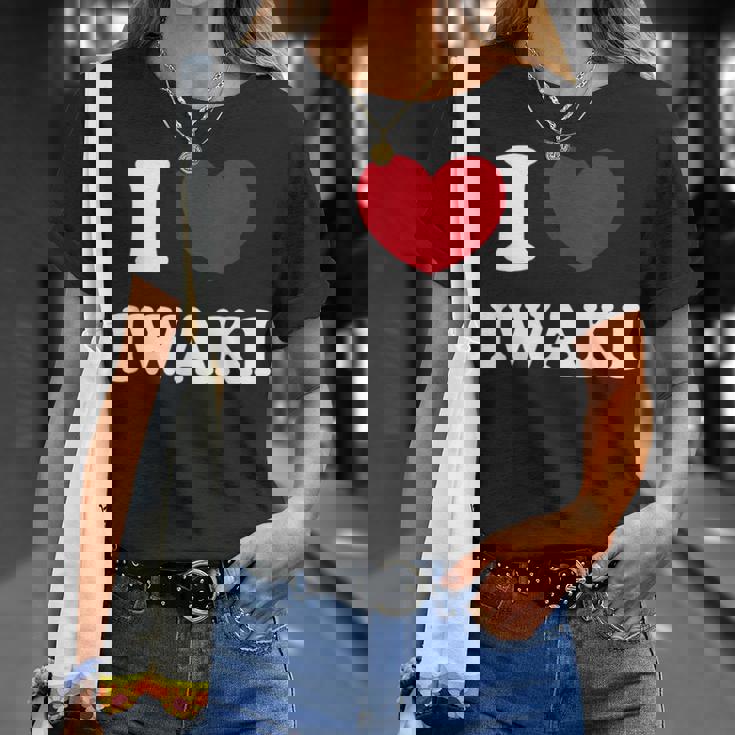 I Love Iwaki いわき大好き Tシャツ 彼女への贈り物