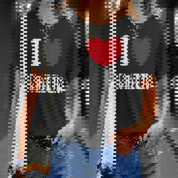 I Love Kamakura 鎌倉が大好き Tシャツ 彼女への贈り物