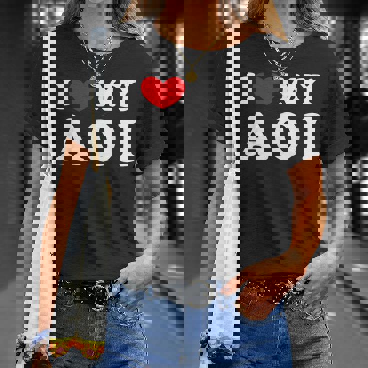 I Love My Aoi 私のあおいが大好き、私のあおいが好き Tシャツ 彼女への贈り物