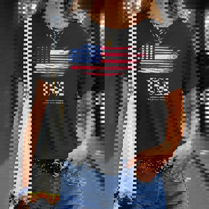 I Love Usa Cool Unitedtates Of America FlagUsa Tシャツ 彼女への贈り物