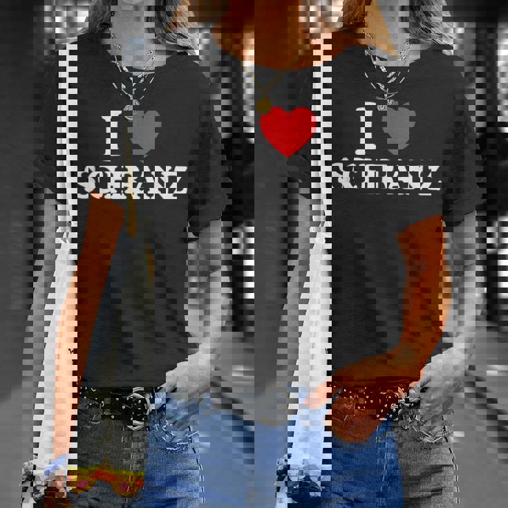 I Love ハート シュランツ ドイツテクノ Edm フェスティバル ダブステップ Tシャツ 彼女への贈り物