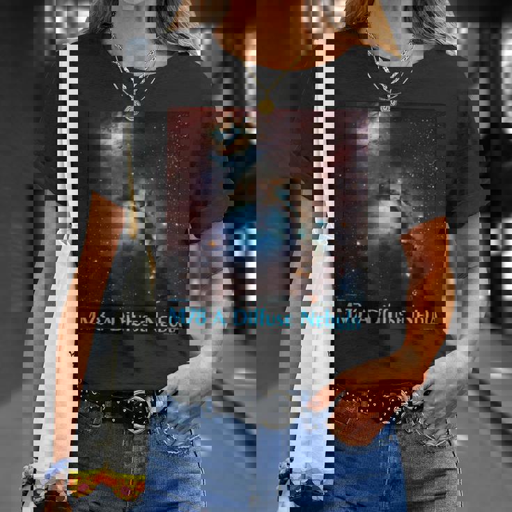 M78 拡散星雲メシエ 78 宇宙天文学 Tシャツ 彼女への贈り物