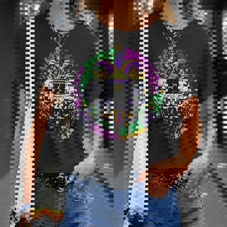 Mardi Gras おもしろ絞り染め ゲーマー 男の子服 メンズゲーム Tシャツ 彼女への贈り物