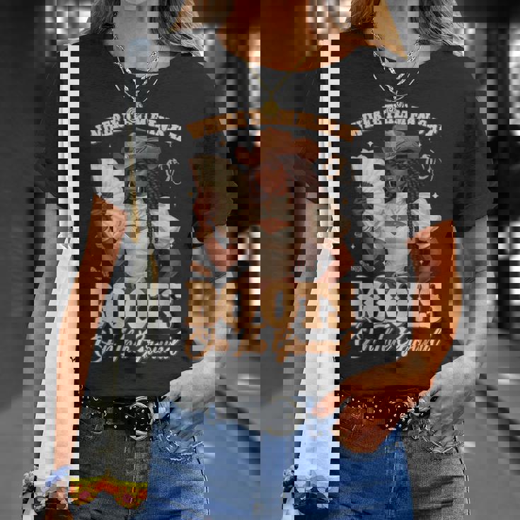 Melanin Cowgirl Swag History Africa Melanin Juneteenth T-Shirt Gifts for Her