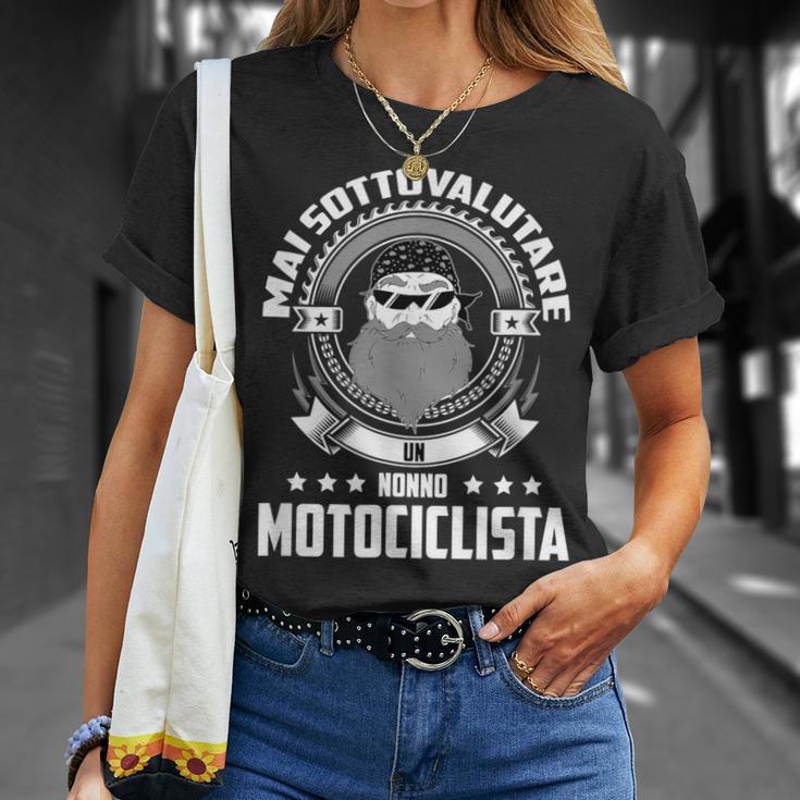 Motociclista Nonno Festa Del Papà Regalo Papà Motociclista Maglietta Regalos para ella
