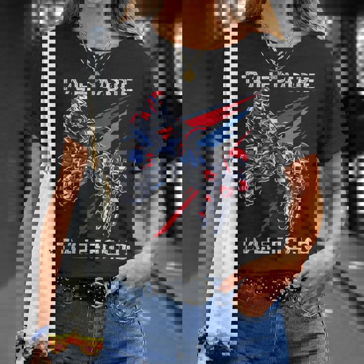 Motocross Papà Figlio Padre Enduro Moto Maglietta Regalos para ella