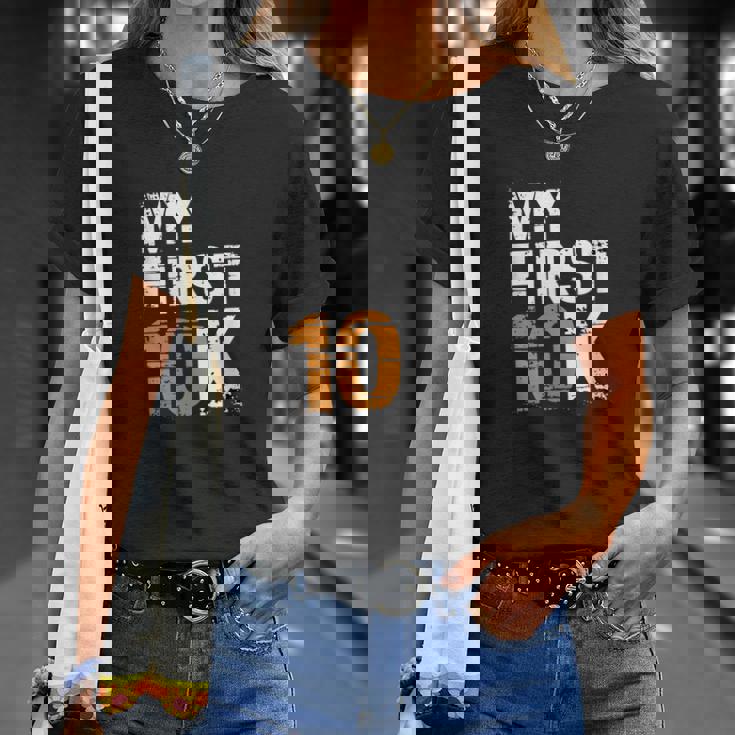 My First 10K 初心者達成マラソン Tシャツ 彼女への贈り物