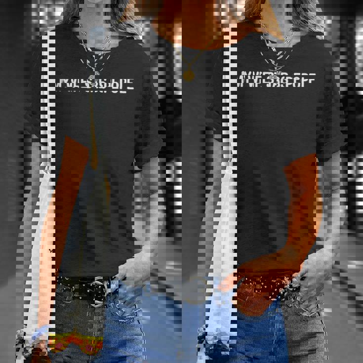 My Wifetabs People Wife Quote Tシャツ 彼女への贈り物