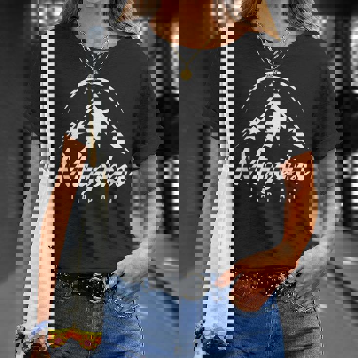 Myoko Japan スキーリゾート スキー スノーボード Tシャツ 彼女への贈り物