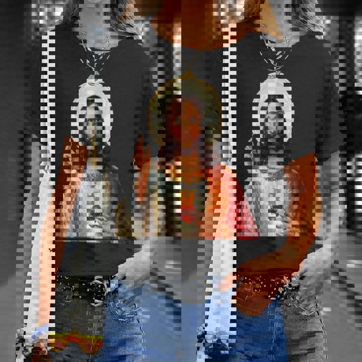 Myuperhero Is Jesus、Faith Love Godシャツ Tシャツ 彼女への贈り物