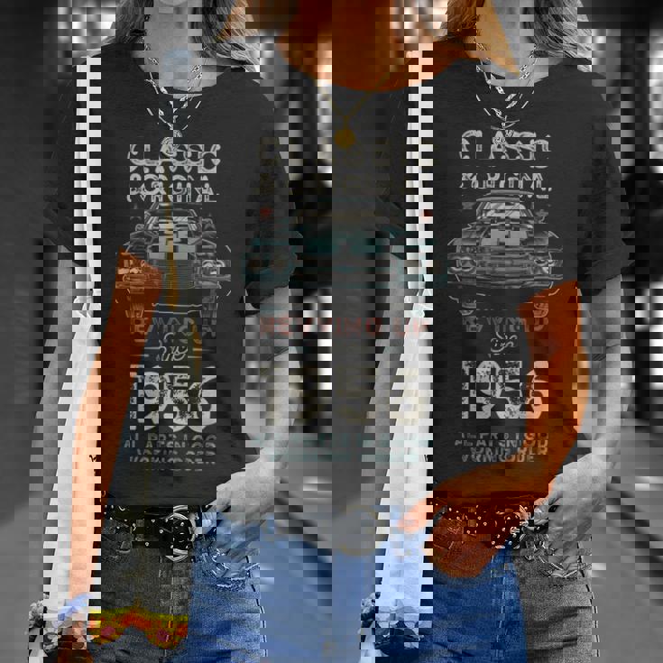 Nacido En 1956 Muscle Car 69 Cumpleaños Camiseta unisex Regalos para ella