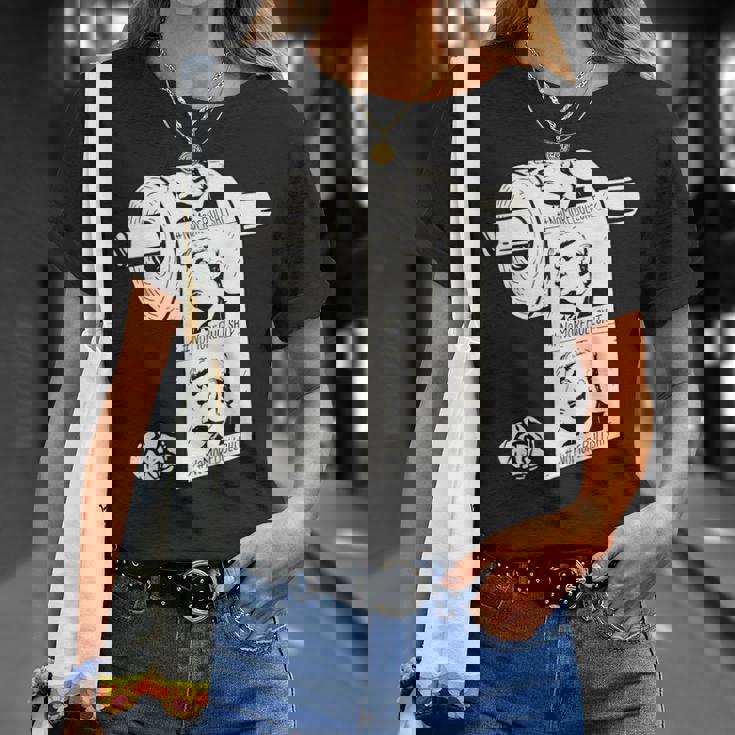 No More Bullshit アンチトランプ大統領選挙トイレットペーパー Tシャツ 彼女への贈り物