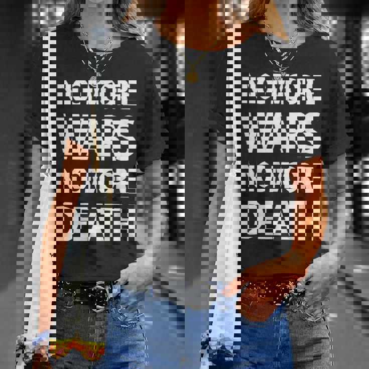 No More Wars No More Death Tシャツ 彼女への贈り物