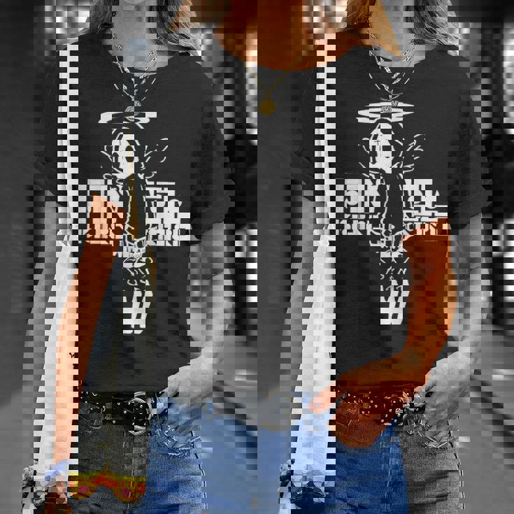 Nog-T-0012-天使-黒 Tシャツ 彼女への贈り物