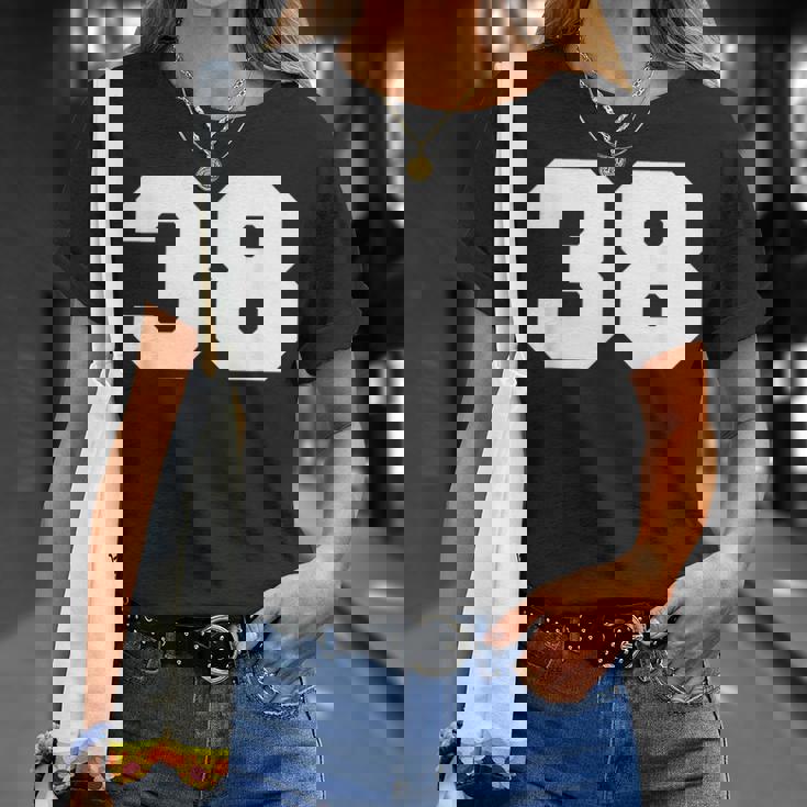 Number 38Ports Jersey Player 38 Fan Front Printarsity Tシャツ 彼女への贈り物