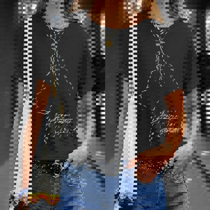 Old Germanhepherd Dog Profile ドッグブリードドッグ Tシャツ 彼女への贈り物