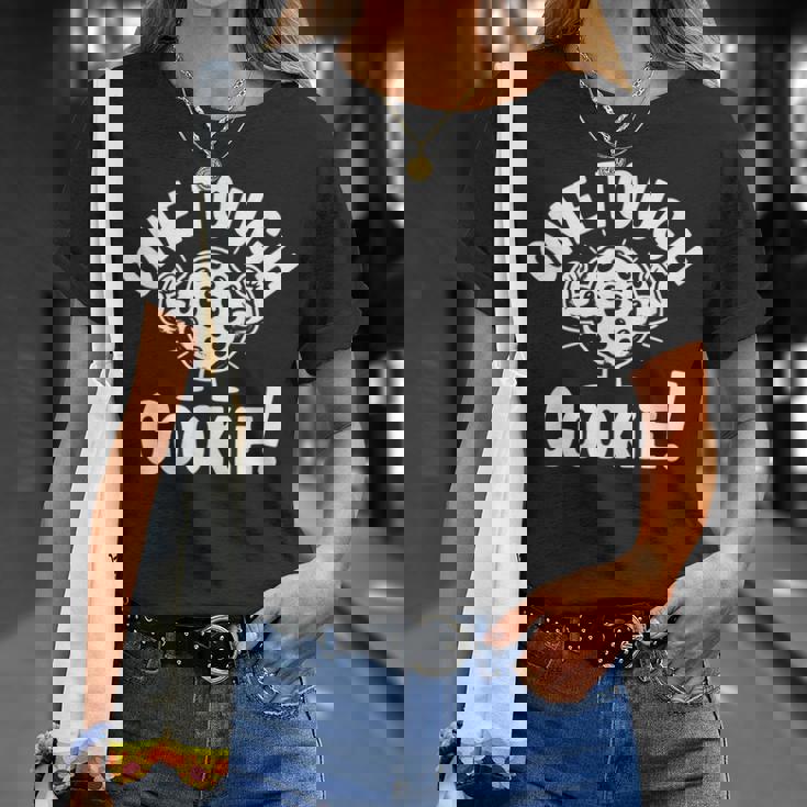 One Tough Cookie 面白い ベーキング ジム ユーモア Tシャツ 彼女への贈り物