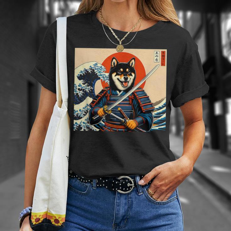 Otakuhiba Inuamurai Noir Et Tan T-Shirt Cadeaux pour elle