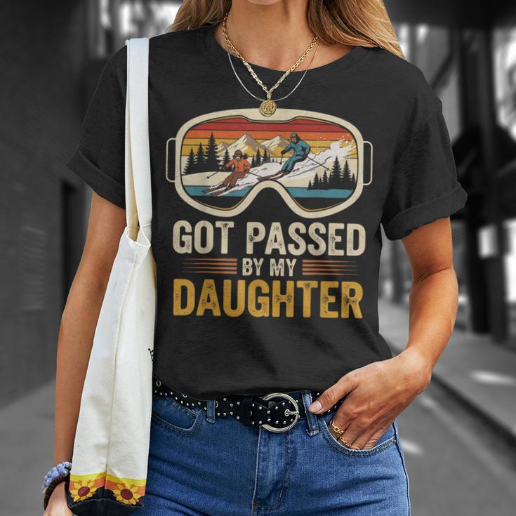 T-shirt Humour Ski « Got Passed By My Daughter » - Pour Les Papas Fans De Montagne Et De Bonne Humeur
