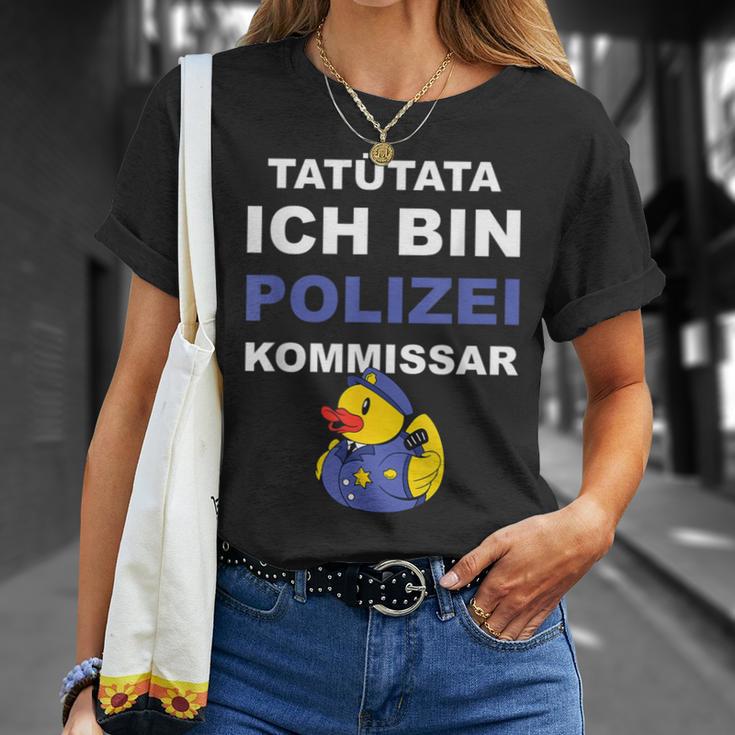 Polizei Kommissar Beförderung T-Shirt Geschenke für Sie