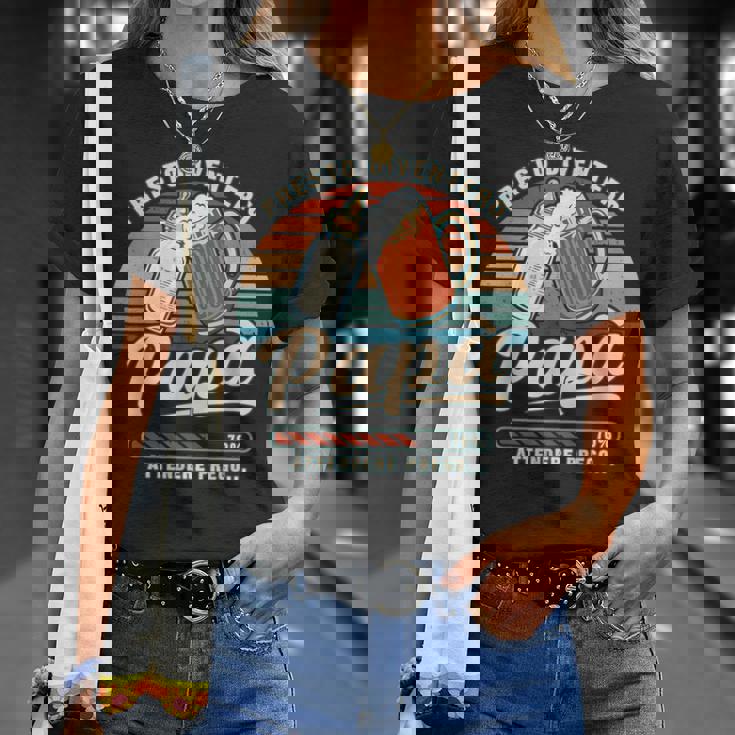 Presto Papà Gravidanza Annuncio Per Il Papà In Attesa Maglietta Regalos para ella