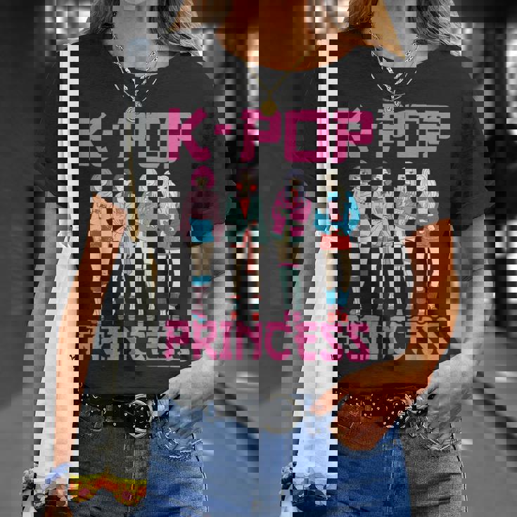 Princesa Del K-Pop En El K-Pop Camiseta unisex Regalos para ella