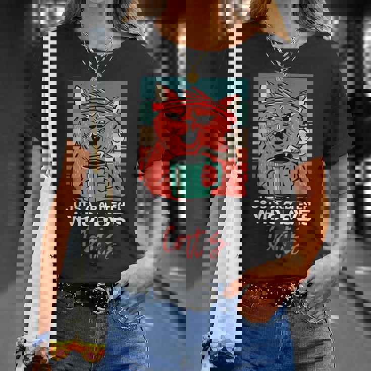 Rad Techは猫、放射線ヴィンテージ猫おもしろさんを愛しています Tシャツ 彼女への贈り物