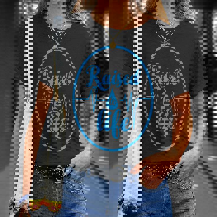 Raised To Life キリスト教徒ウォーター洗礼のギフトtシャツ Tシャツ 彼女への贈り物