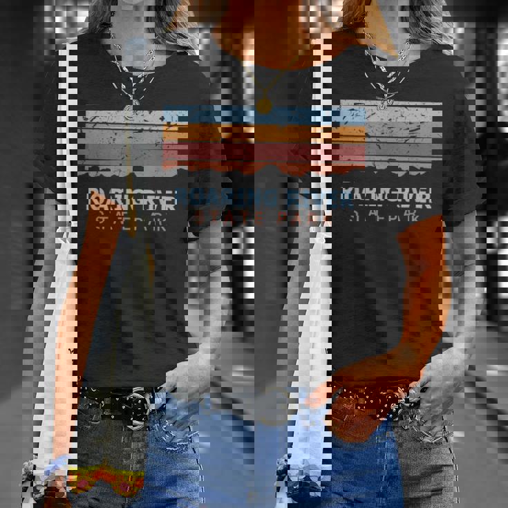 Roaring Rivertate Park ミズーリ州立公園 レトロ クール Tシャツ 彼女への贈り物