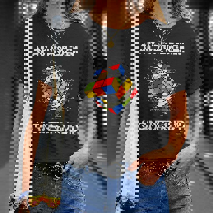 Rubik's Cube マジックキューブ レトロ ルビ ヴィンテージ オタク Tシャツ 彼女への贈り物