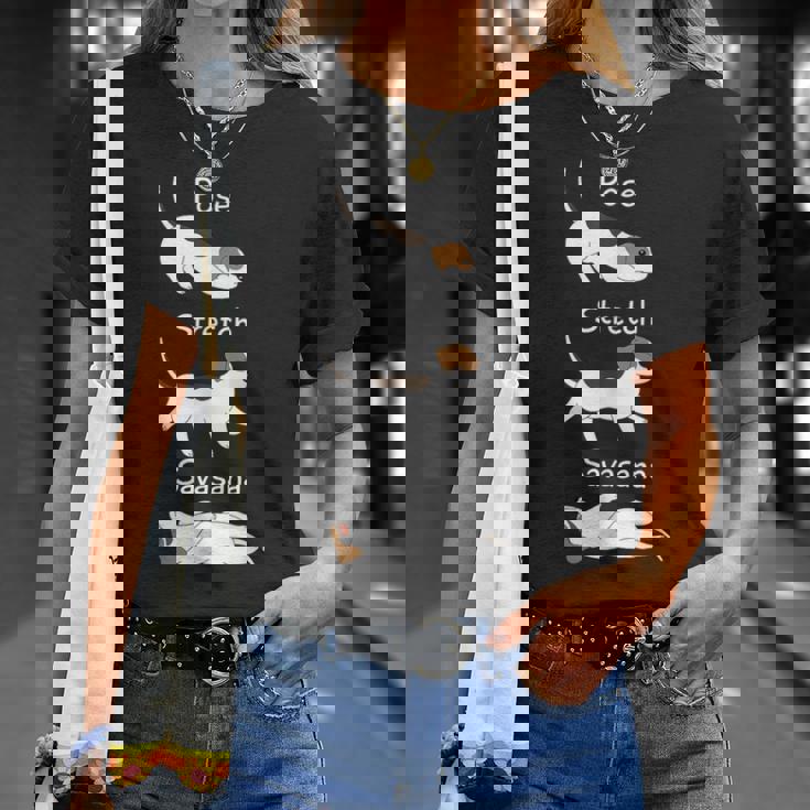 Savasana ジャックラッセルテリア 犬用ストレッチフロート Tシャツ 彼女への贈り物