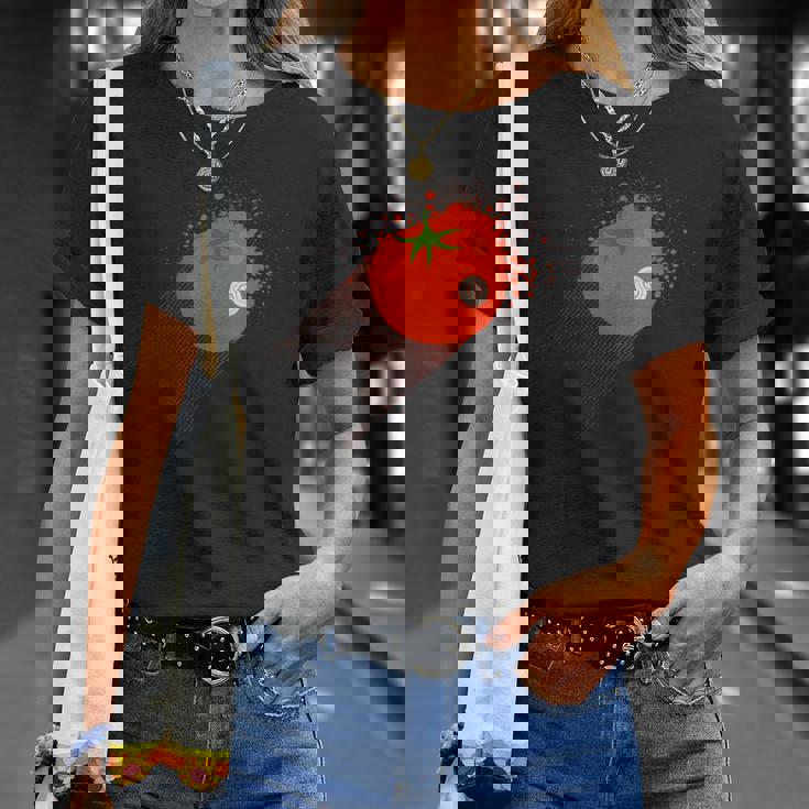 Scp-504 クリティカルトマトcp Tシャツ 彼女への贈り物