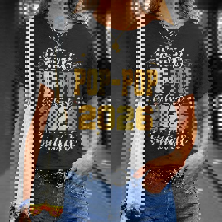 Senior 2026 Proud Pop-Pop Of A Class Of 2026 Graduate T-Shirt Gifts for Her