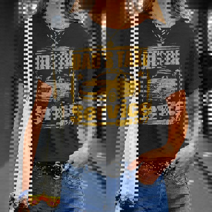 Servizio Taxi 247 Di Papà Dad Driving Maglietta Regalos para ella