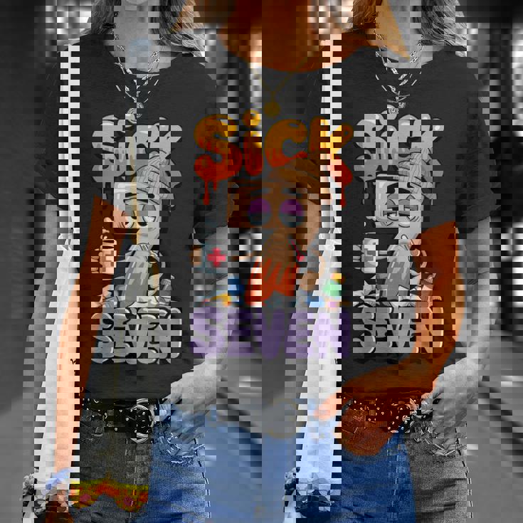 Sick Seven Six Seven 6 7 67 Gen Alpha Slang 6-7 Meme T-Shirt Gifts for Her