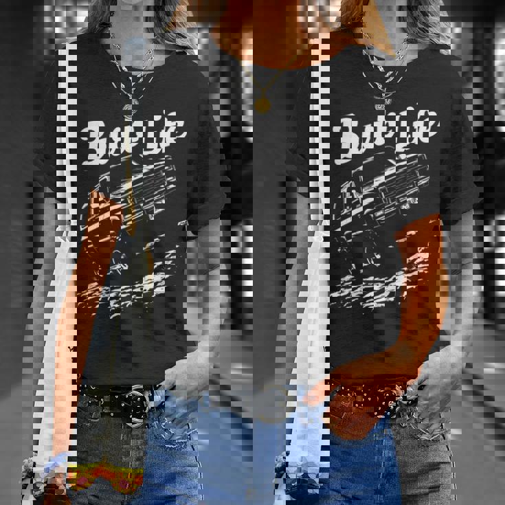 Squarebody Burb ライフトラック シルエット スクエアボディ サバーバン 長袖tシャツ Tシャツ 彼女への贈り物