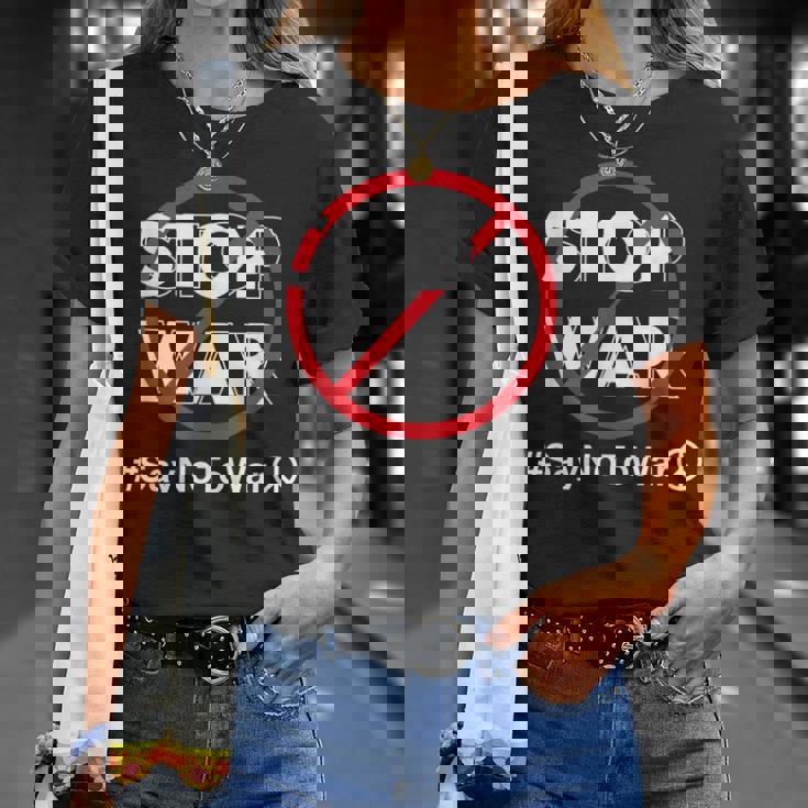 Stop Waray No To War Pleasetop Wars No War Tシャツ 彼女への贈り物
